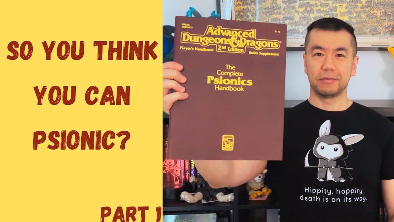 AD&D 2e Complete Psionics Handbook review retrospective