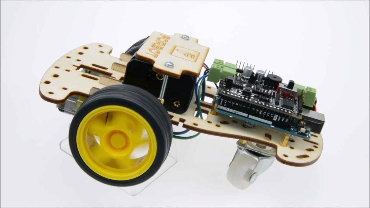 Kurs budowy robot&oacute;w z Arduino -  test silnika