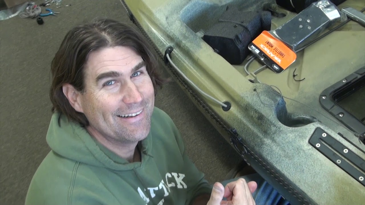 Hobie Compass Ultralight 403AC install foot control steering