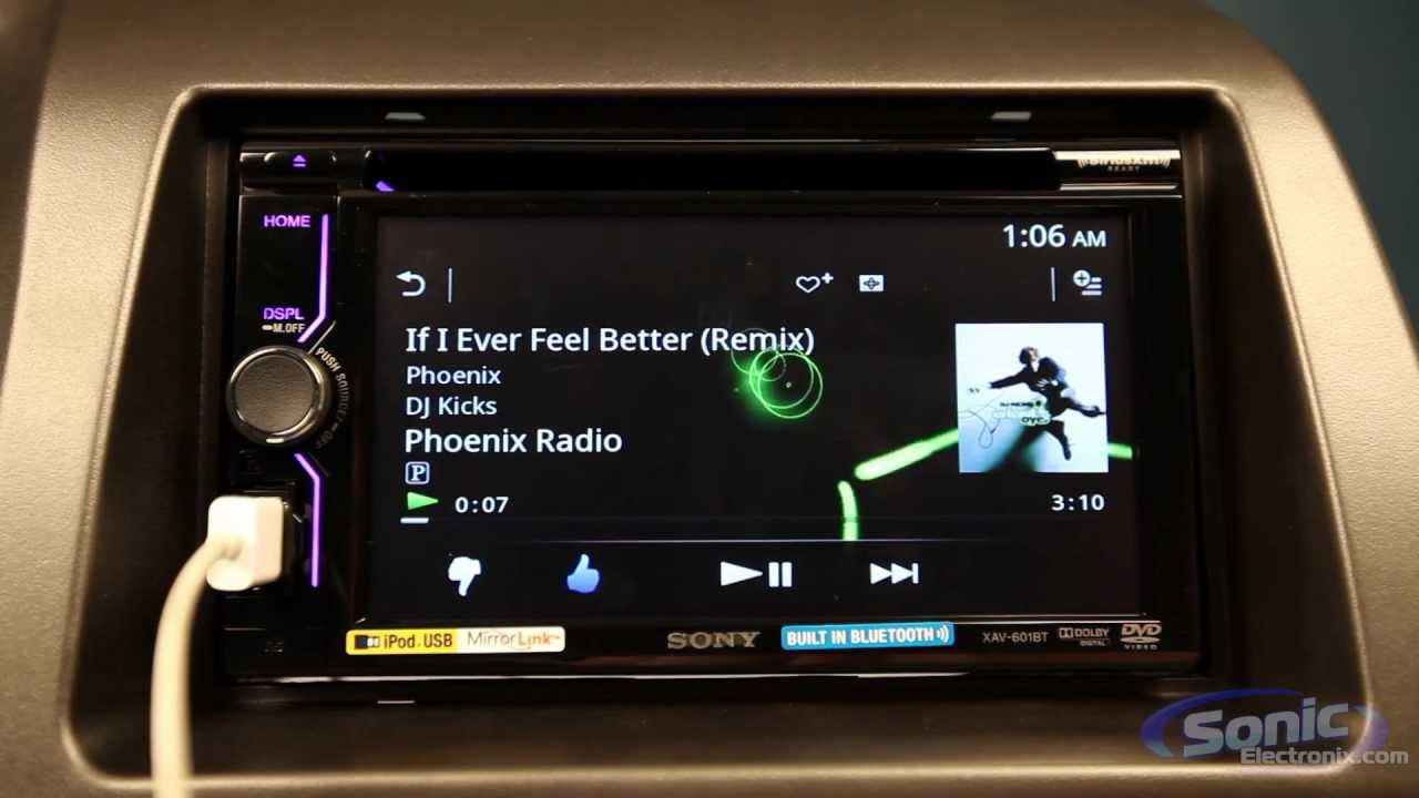 Sony XAV-601BT Car Stereo w/ Pandora & MirrorLink