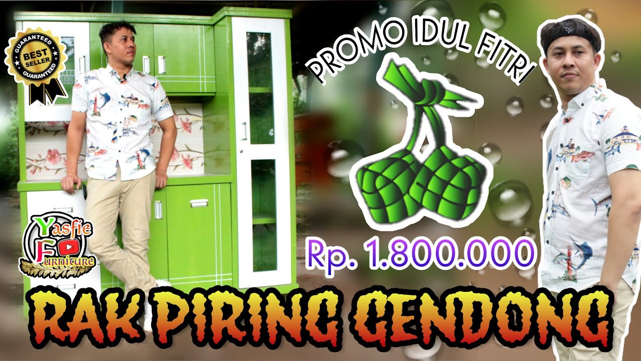 RAK PIRING PINTU 4 GENDONG ll HARGA MURAH & TERJANGKAU