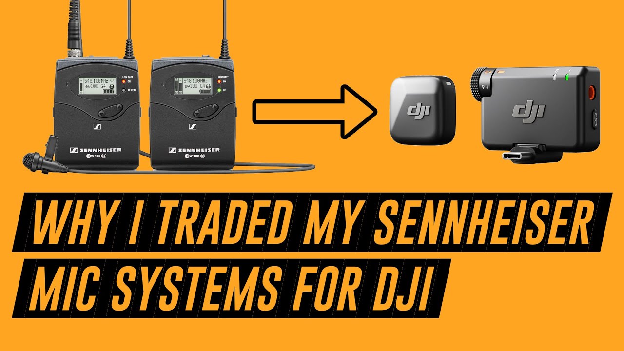 Ditched Sennheiser wireless mic for DJI Mic Mini wireless system