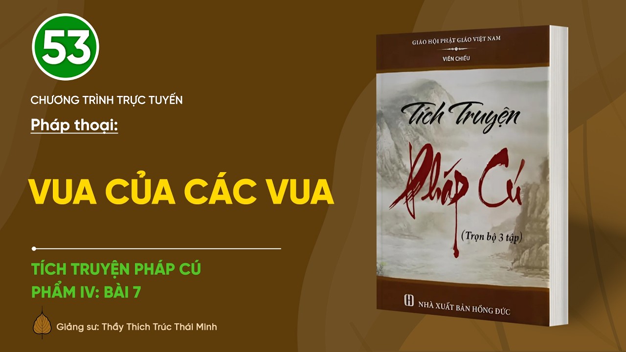 🔴 [TRỰC TIẾP] Pháp thoại: 