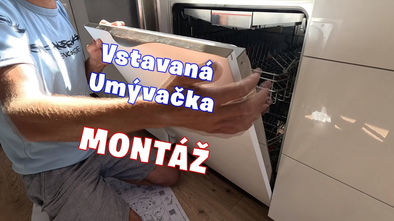 Postup inštalácie umývačky riadu BOSCH.