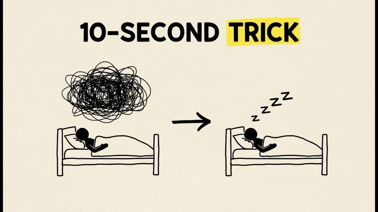 AMAZING 10 Second Habit to Stop Overthinking at Night