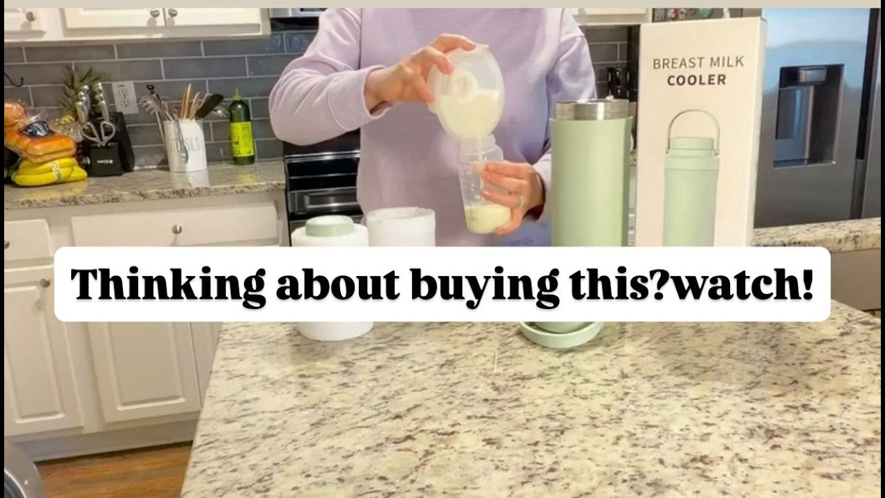 Portable  Milk Cooler Bottle with 24H Cooling