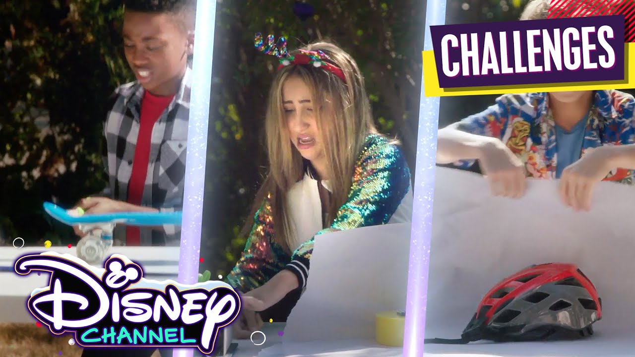 Wrapping Gifts Challenge 🎁 | Holidays Unwrapped | Disney Channel's Epic Holiday Showdown
