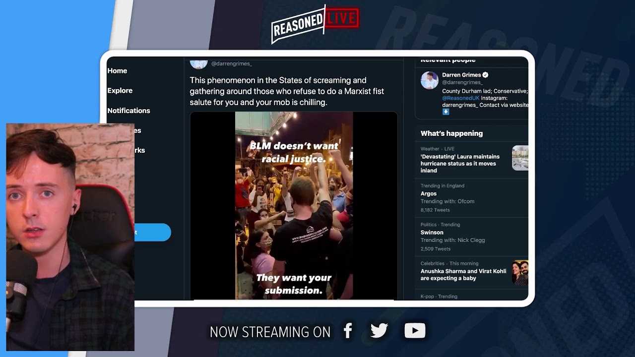 Reasoned LIVE with Darren Grimes