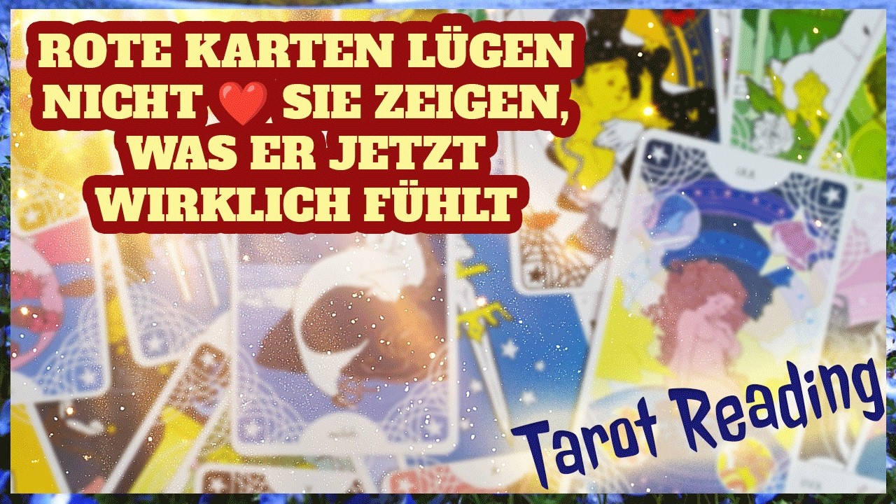 Rote Karten lügen nicht ❤️ Sie zeigen, was ER JETZT wirklich fühlt