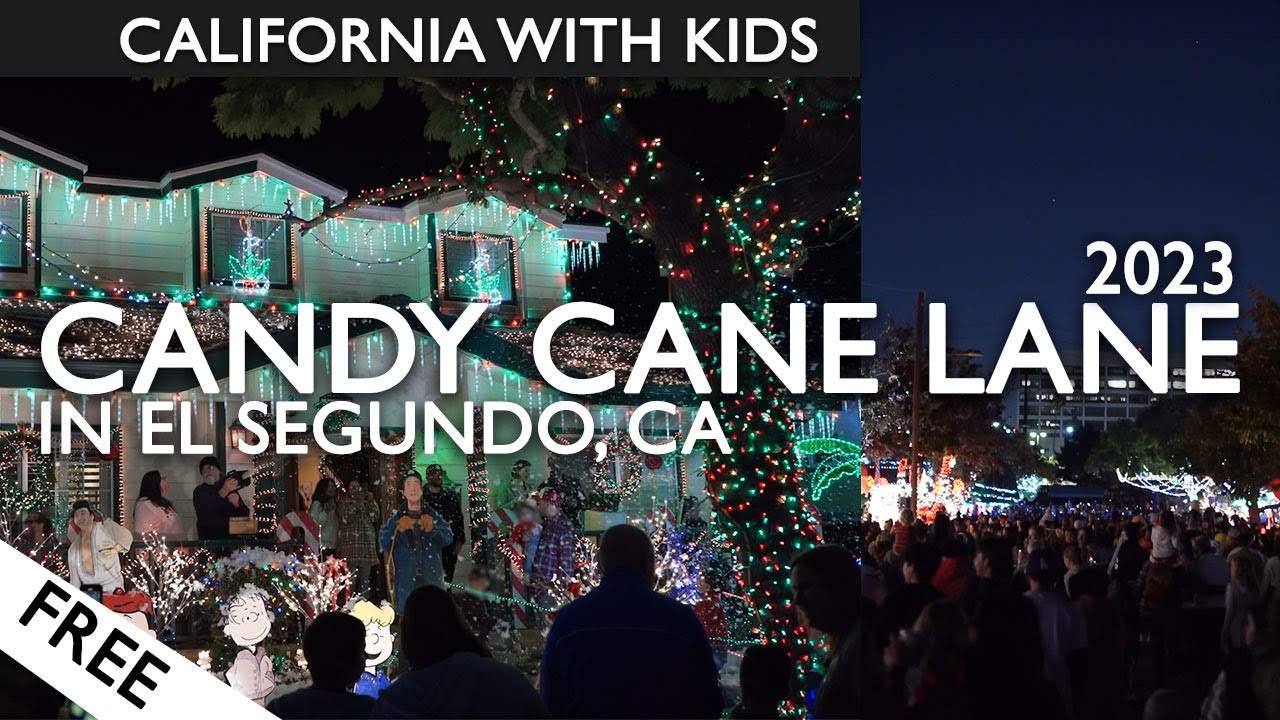 Opening Night At Candy Cane Lane In El Segundo, CA