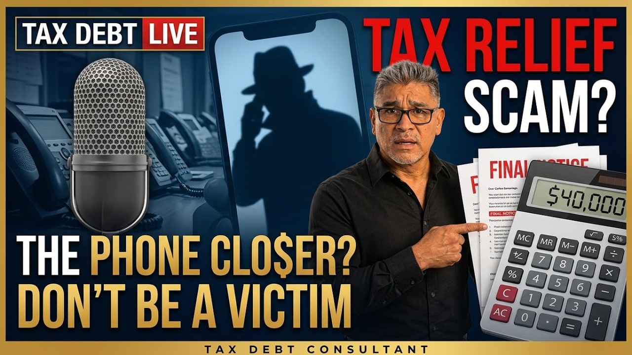 Tax Debt Live - How to Spot a Tax Relief Scam Before It Costs You Thousands