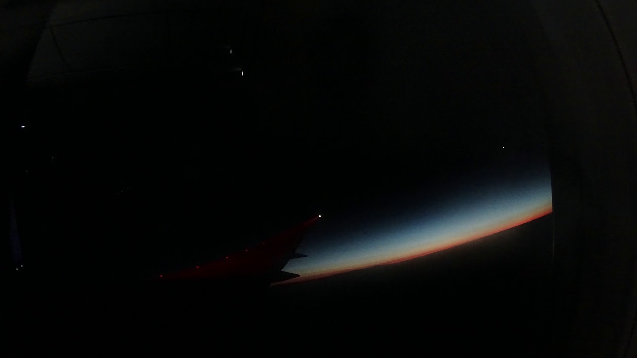 Sunrise - view from air plane