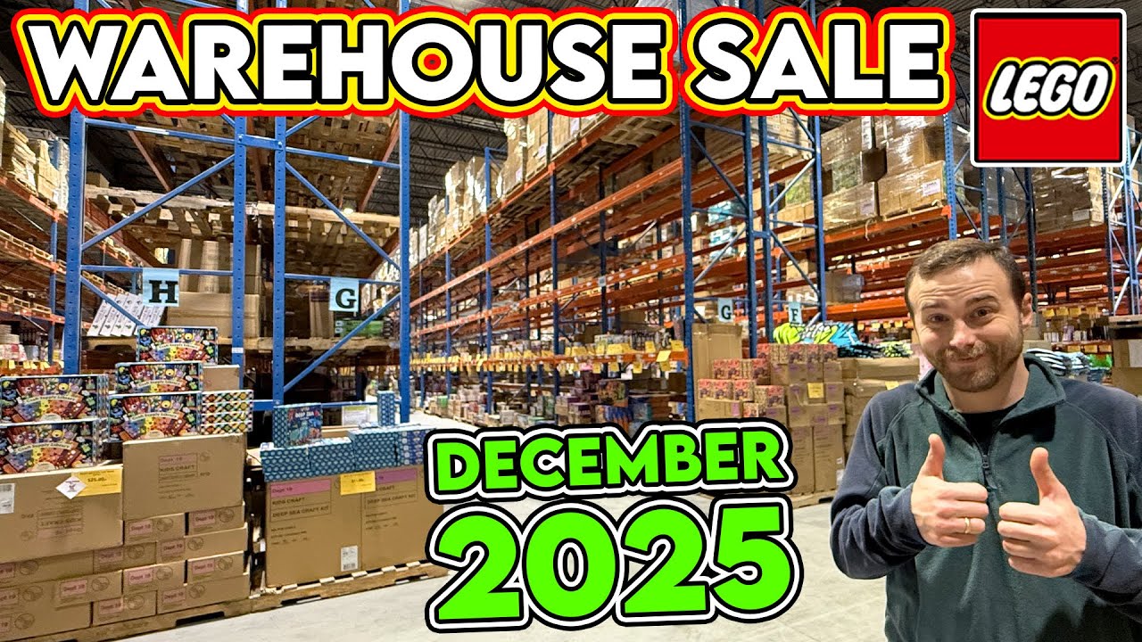 Покупки LEGO на распродаже игрушек Warehouse! Декабрь 2025 г.