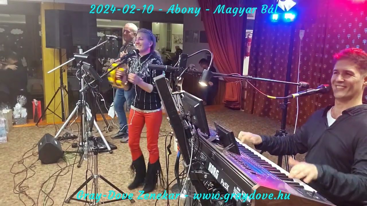 2024-02-10 - Abony - Magyar Bál - 2. rész - Gray-Dove Zenekar
