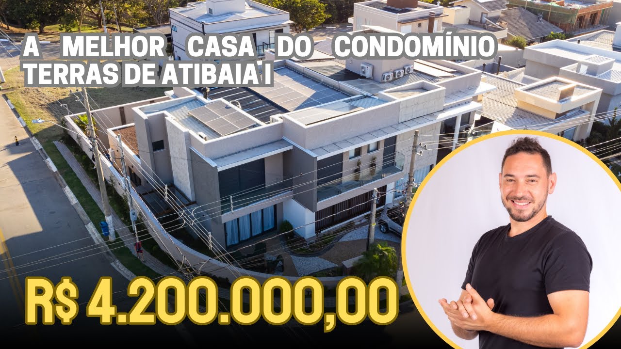 {A MELHOR CASA DO CONDOM&Iacute;NIO TERRAS DE ATIBAIA I} - 6 QUARTOS 😱 #atibaia #atibaiasp #casaematibaia