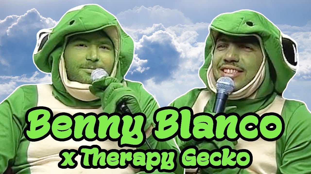 BENNY BLANCO GIVES ADVICE AS A GECKO - Therapy Gecko