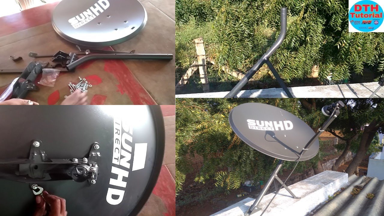 Sun Direct dish installation செய்வது எப்படி ? full tutorial DTH TUTORIAL
