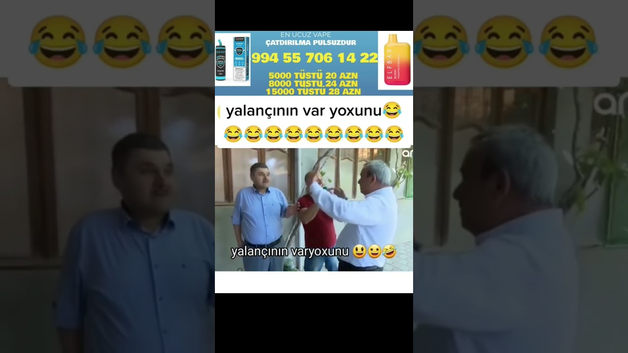 Ağamirzə Verlişdə S&ouml;y&uuml;ş S&ouml;yd&uuml;...Yalan&ccedil;ının..😂😂😂 #meyxana #agamirze