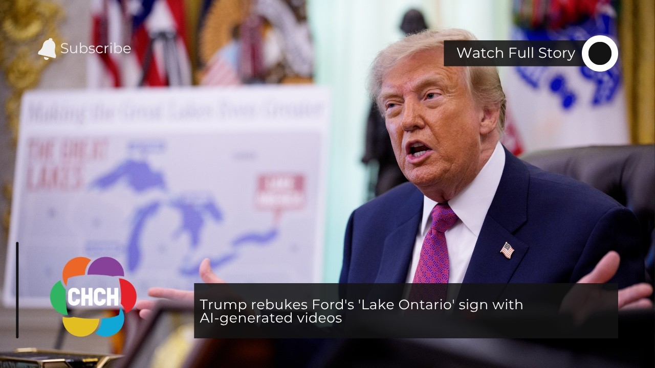 Трамп ответил на табличку Форда с надписью &laquo;Озеро Онтарио&raquo; видеороликами, созданными ИИ