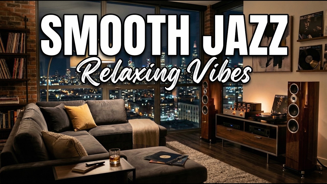 Midnight City Vibes ✨ Smooth Jazz × R&B Chill Music for Focus & Relaxation