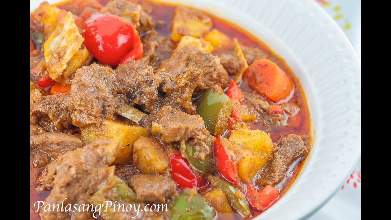 Kalderetang Kambing  (Goat Stew)
