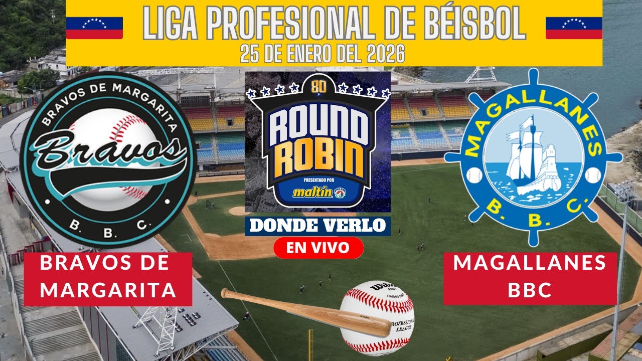 ⚾️Bravos de Margarita vs Magallanes⚾️Dónde Verlo EN VIVO Temporada 2025-2026 ROUND ROBIN