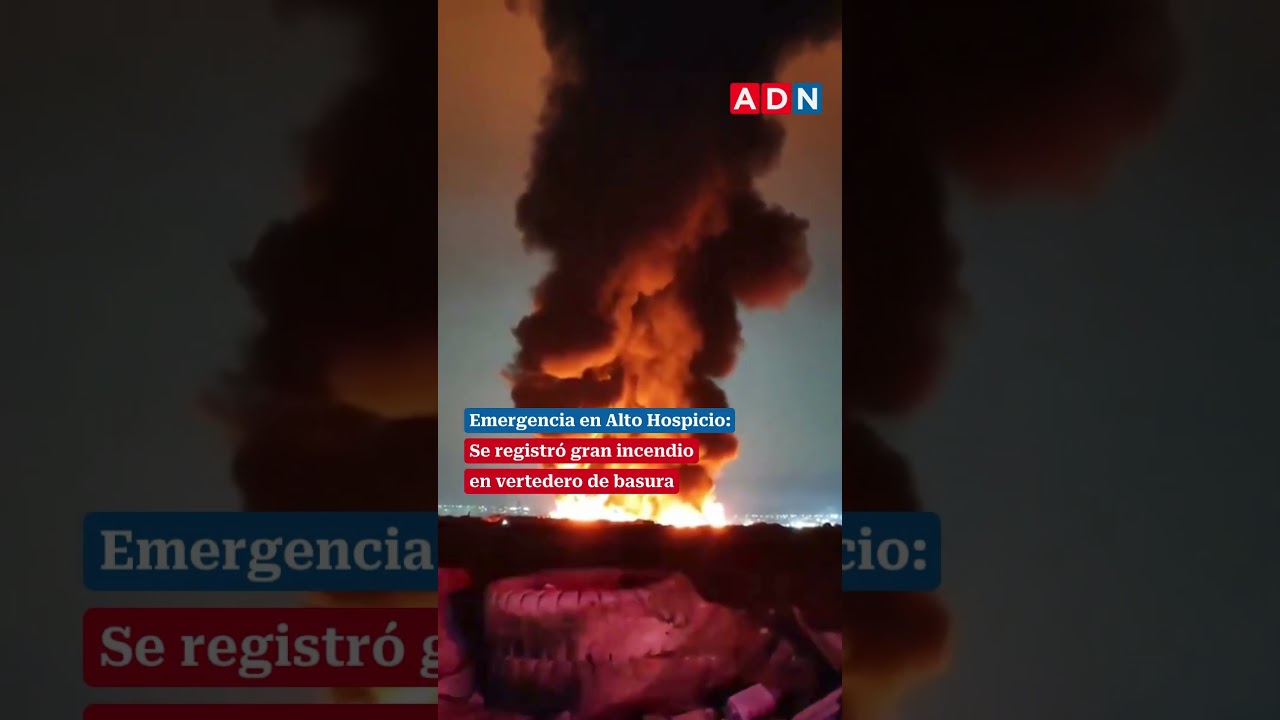 Incendio en Alto Hospicio