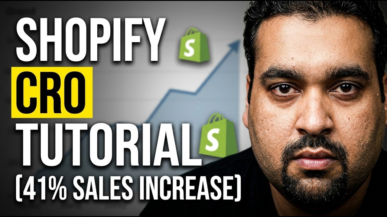 Shopify CRO Tutorial 2026: Optimize Your Store for More Sales [41% Increase]
