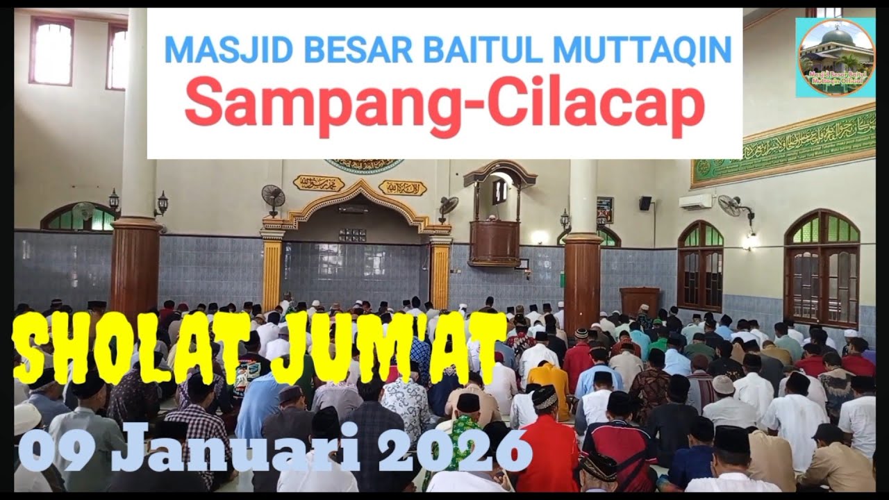 CUPLIKAN SHOLAT JUM'AT, 09 Januari 2026 #youtube #video #religion #dakwah #masjid #beranda 