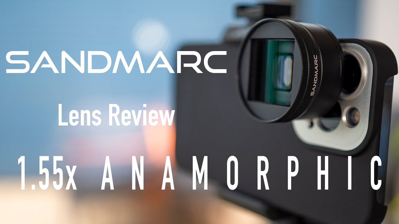 iPhone Filmmaking Accessories | Sandmarc 1.55x Anamorphic Lens!