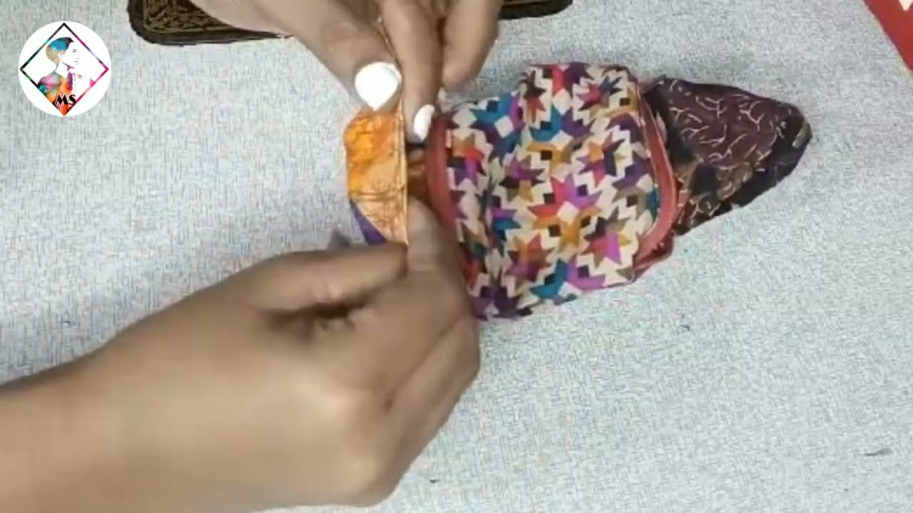 very easy coin pouch diy | #sewing #design #tutorial #youtubeshorts