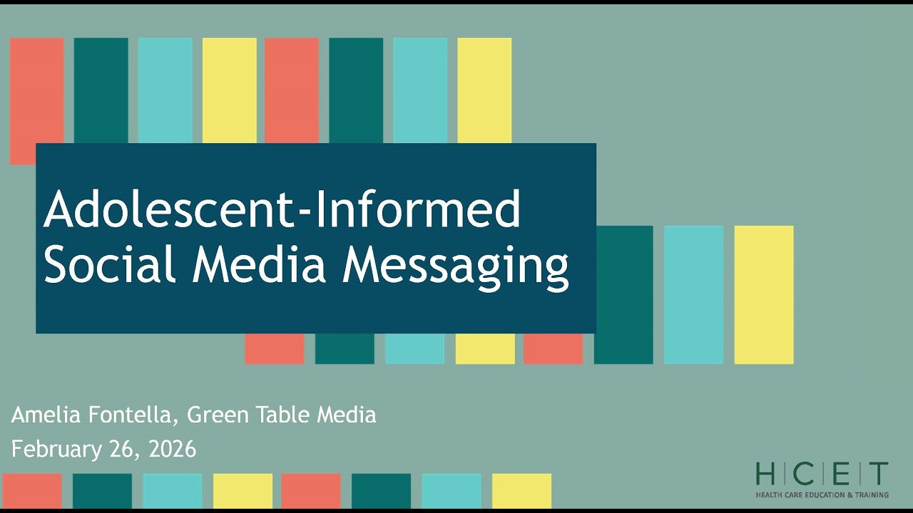 Social Media Outreach for Teens: Adolescent-informed Messaging