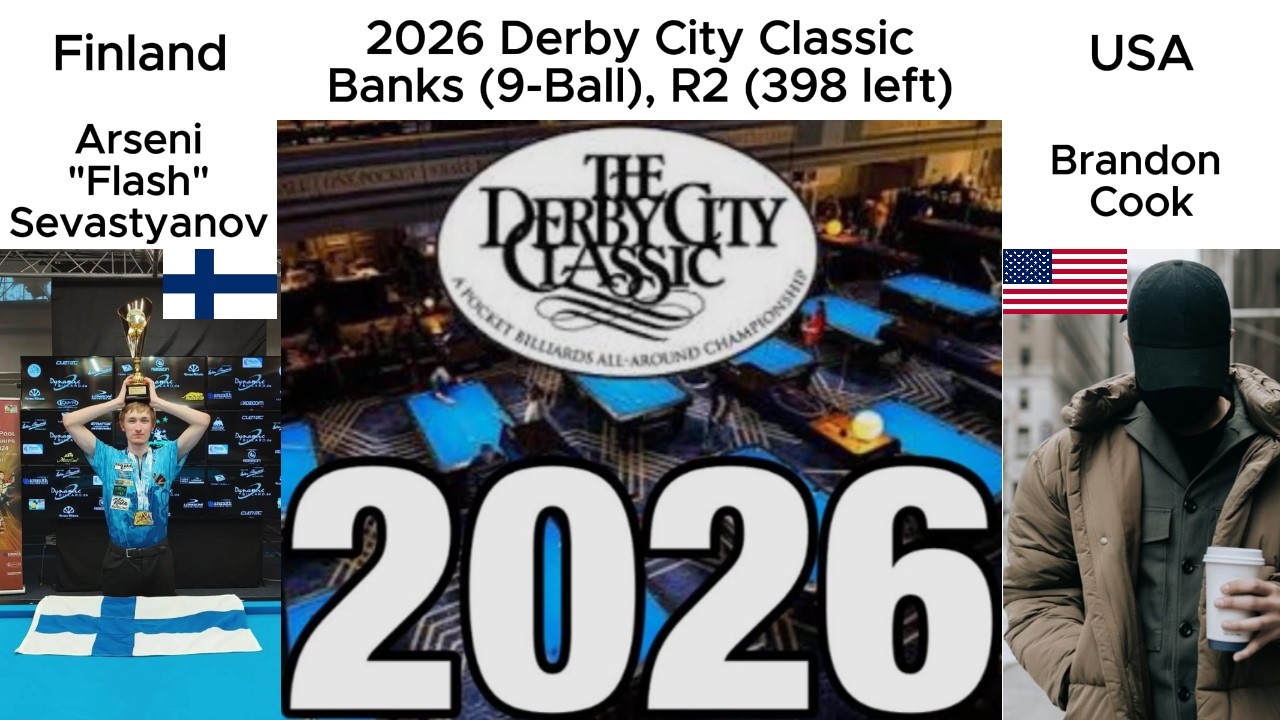 Derby City Classic, 9-Ball Bank, Round 2 (buy in)