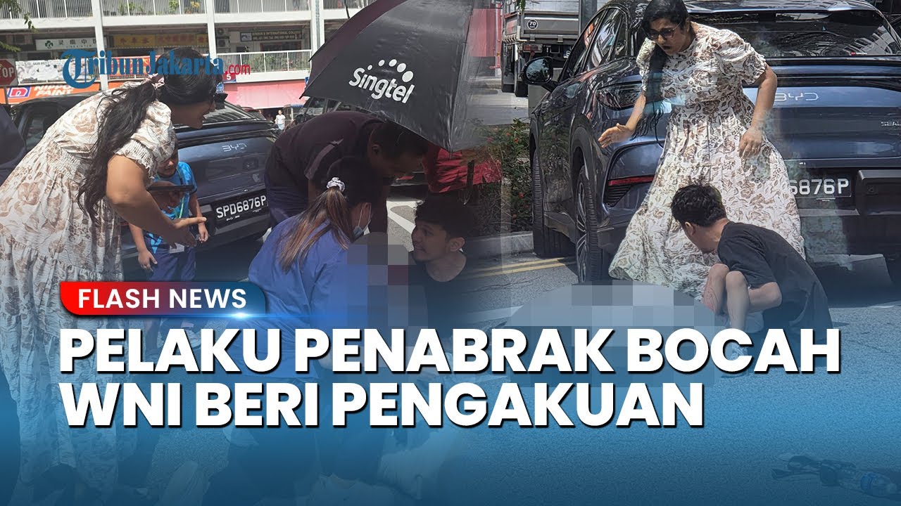 Pengakuan Sopir Penabrak Bocah WNI di Singapura Berujung Kontroversi, Saksi Mata Beberkan Kronologi