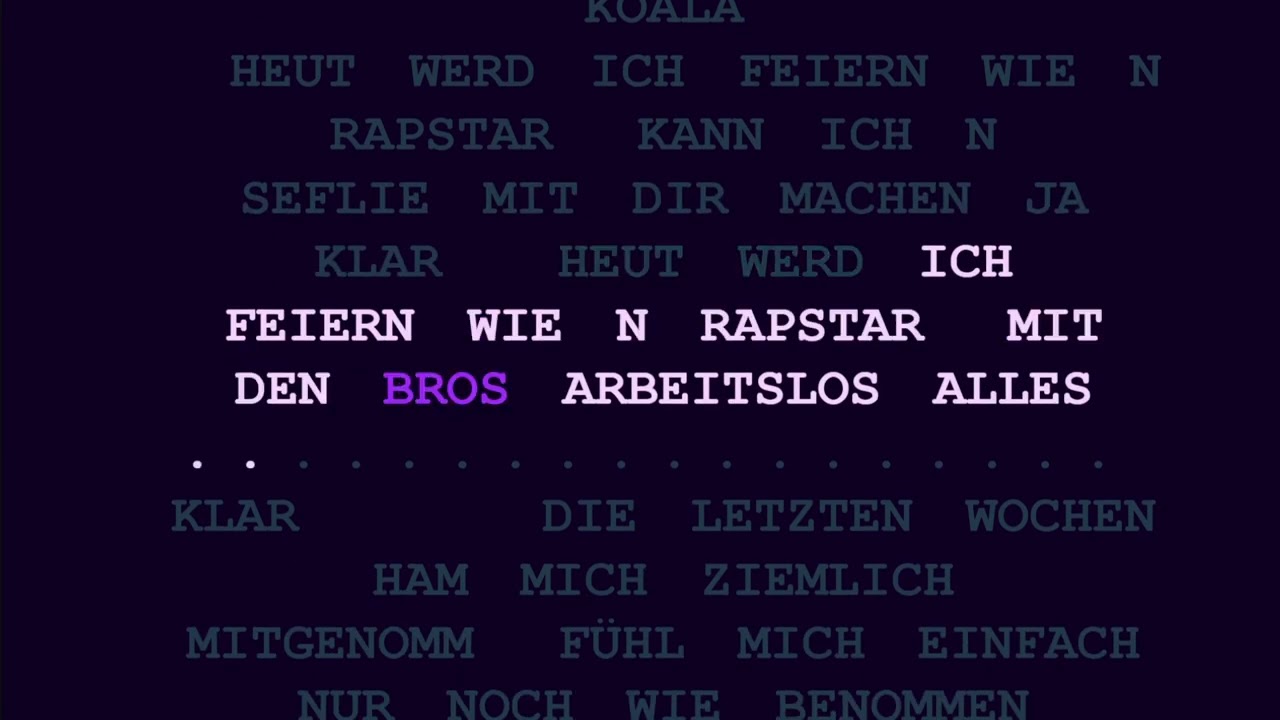 Rapstar - die Cigaretten (Karaoke Version)
