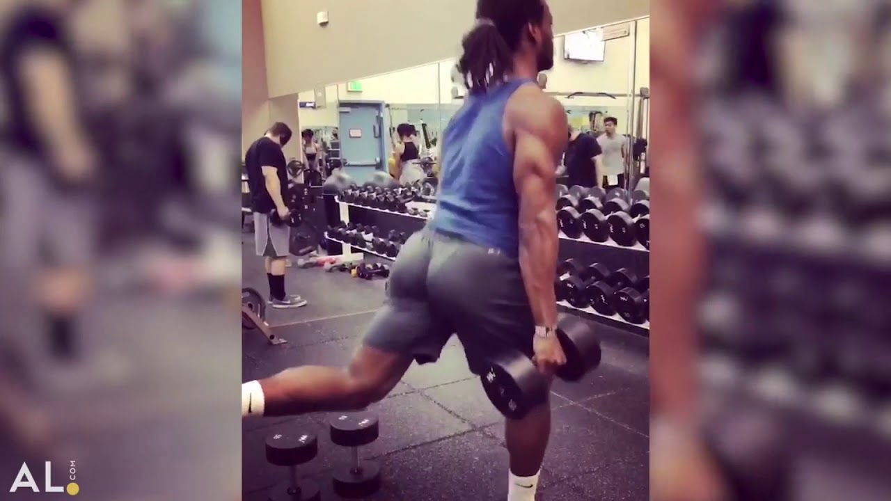 Najee Harris spring break workouts