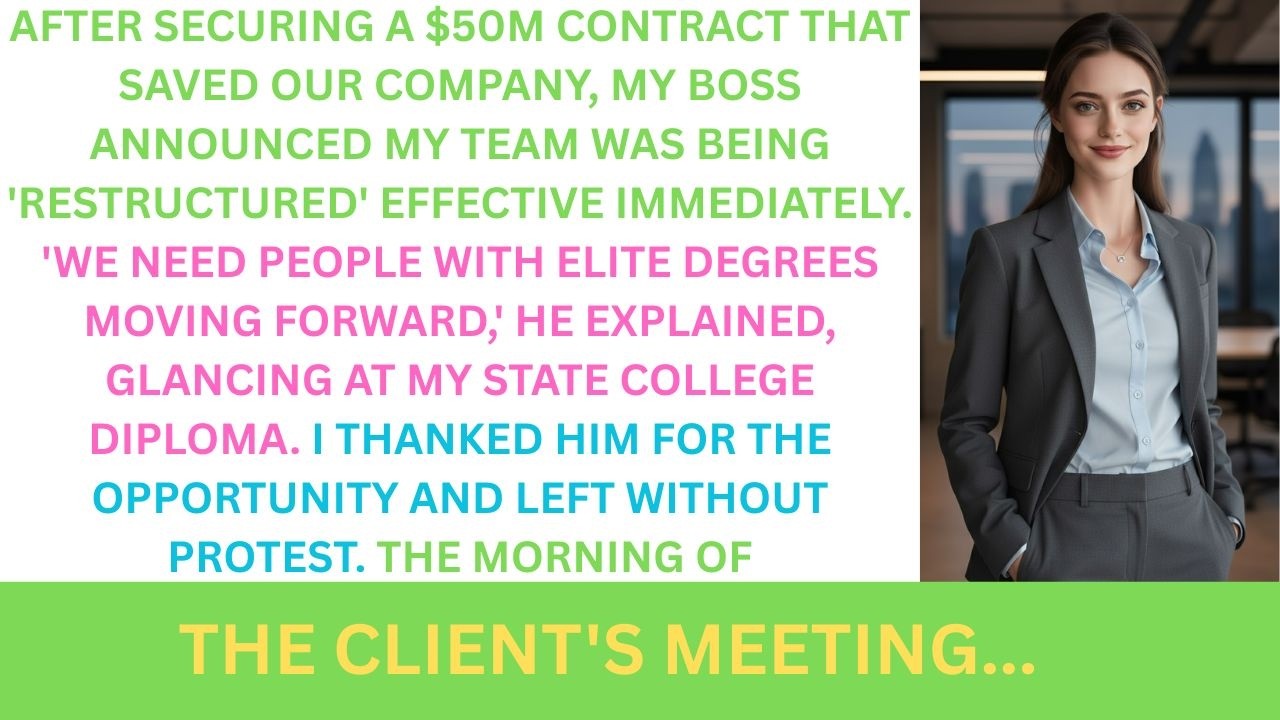 My Mom Said I Would Never Succeed, But Then I Landed The Biggest Contract In Company’s History…