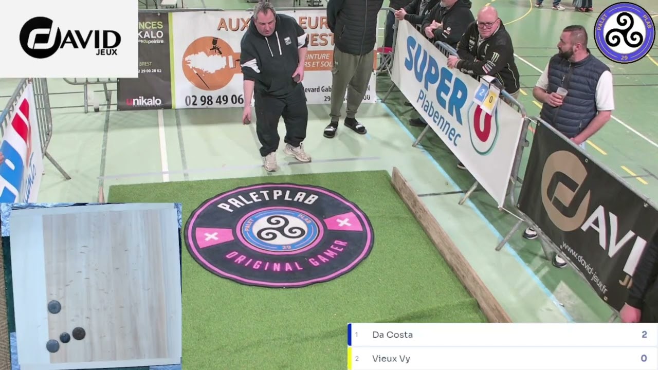 Tournoi Quadrette - 28 février 2026 - finale 3/12 : Vieux Vy vs Da Costa