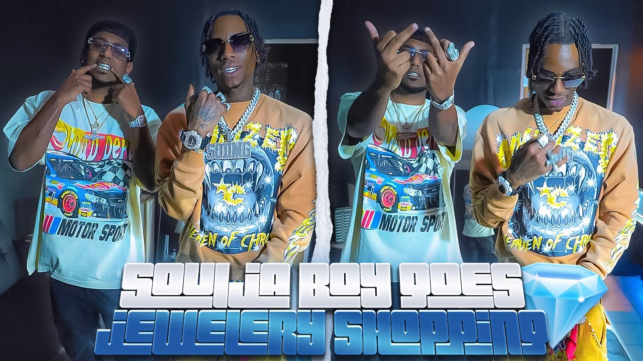 Soulja Boy goes Jewelry Shopping in Houston!