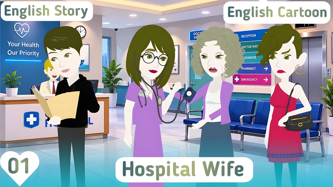 Hospital Wife 💔 | Episode 1 | English Animated Story | Invite English
