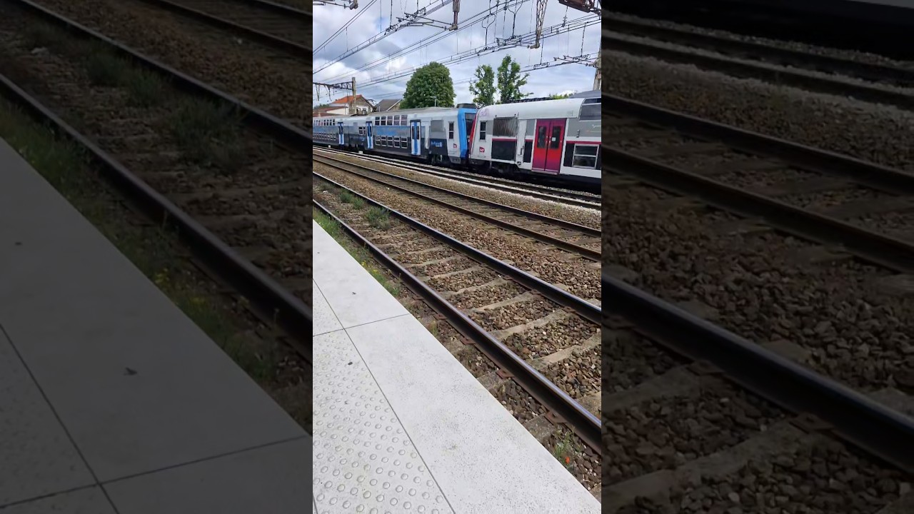 Arrivée d'un UM Z5600 Carmillon/Z20500 IDFM n°22C & n°160A à St-Michel-sur-Orge 