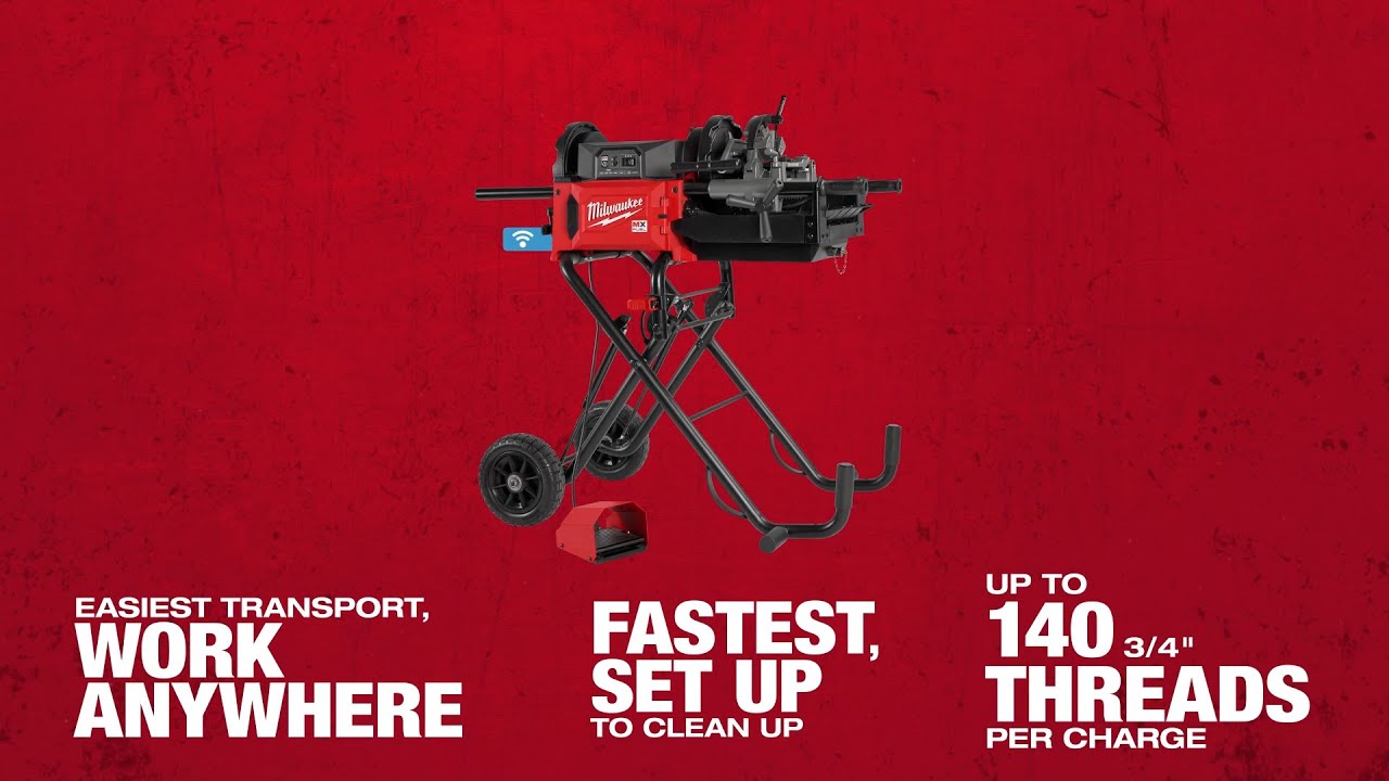 Milwaukee&reg; MX FUEL&trade; Pipe Threading Machine