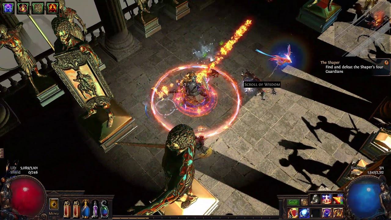 How to kill full block exiles in Hall of Grandmasters
