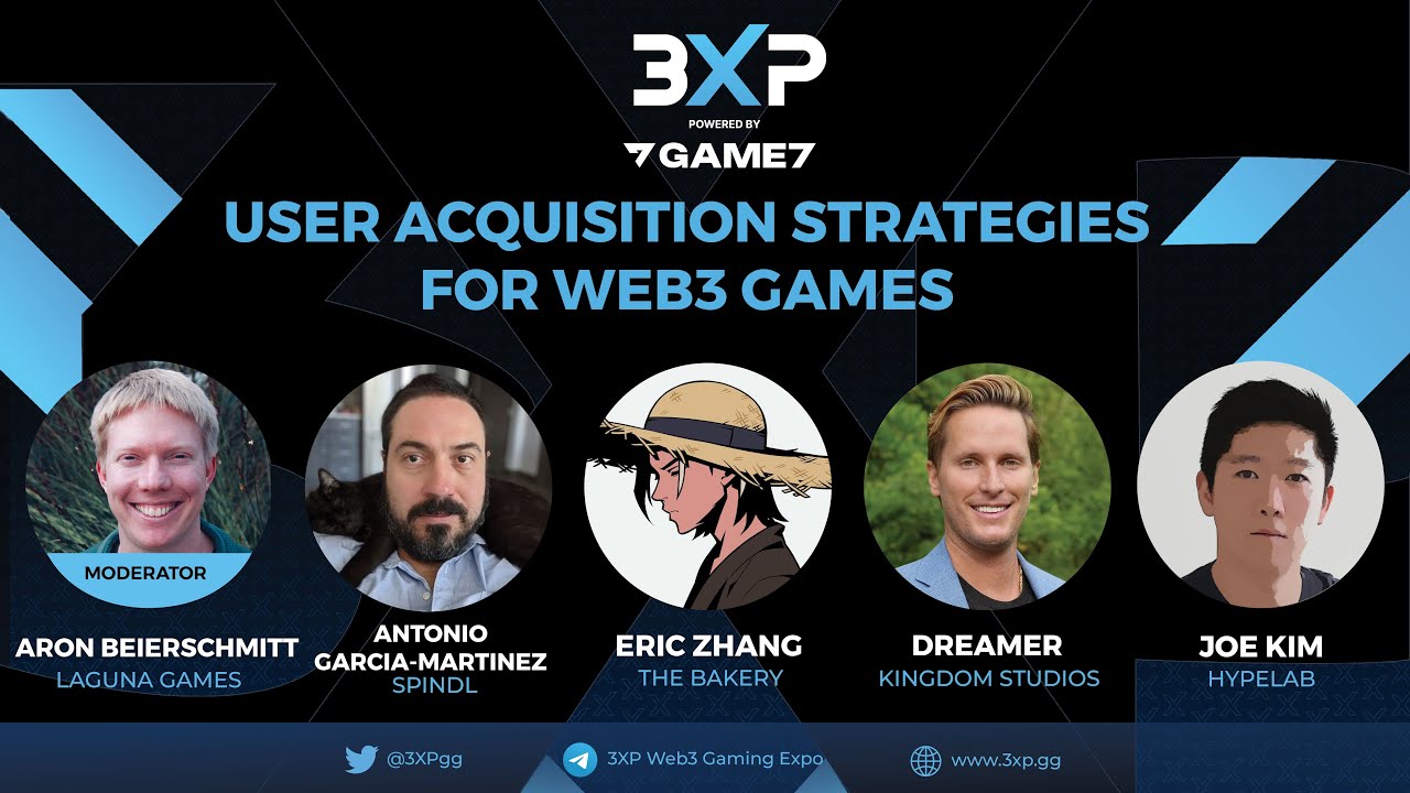 3XP: User Acquisition Strategies for Web3 Games