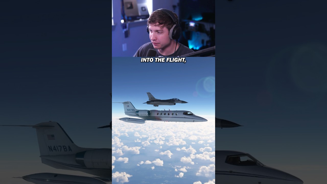 Ghost Plane Intercepted by F-16s