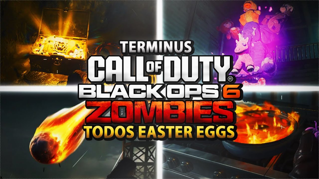 TODOS os EASTER EGGS de TERMINUS no BO6 Zombies! (MUITO ÚTEIS)