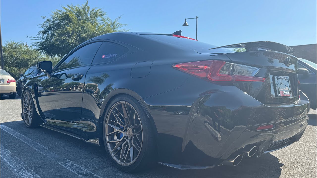 Lexus RCF finds Packed Out Car Meet.