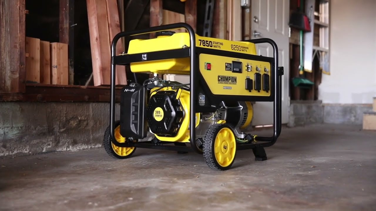 Champion 6250-Watt Portable Generator with CO Shield&reg; (Mod. 201492)