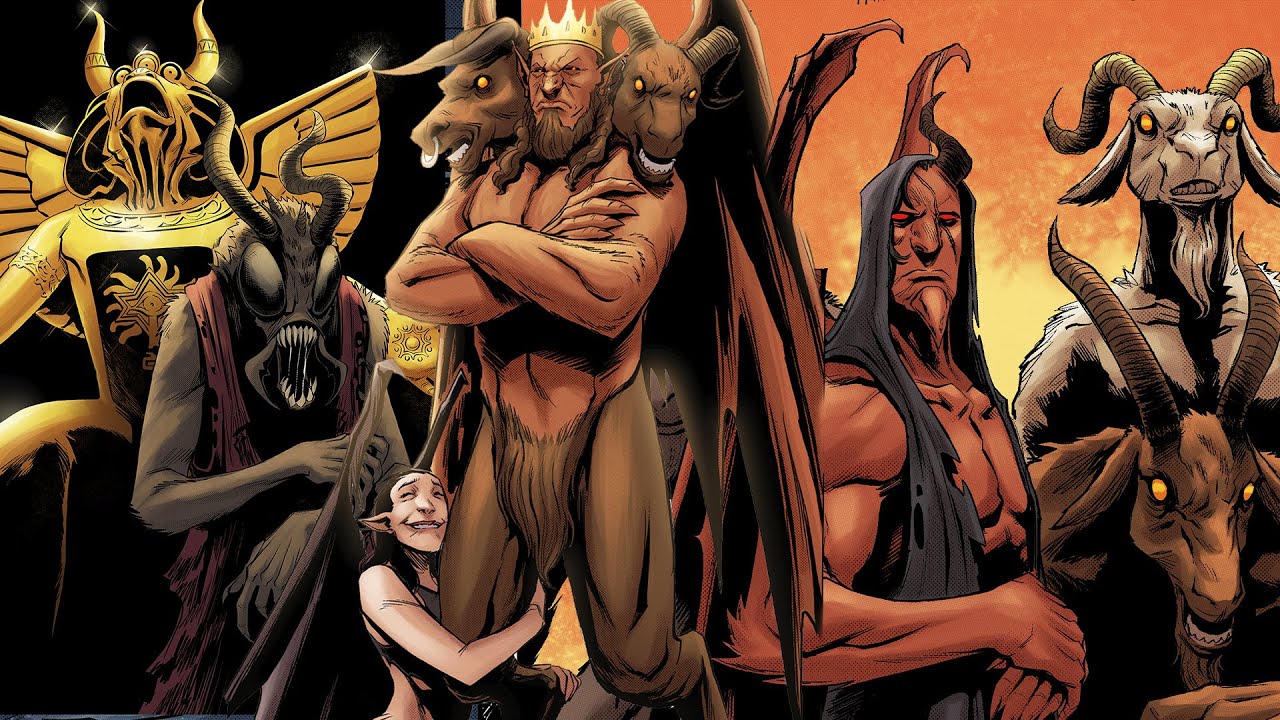 Os 7 Principes do Inferno - Lúcifer, Leviatã, Azazel, Asmodeus, Belfegor, Mammon, Belzebu