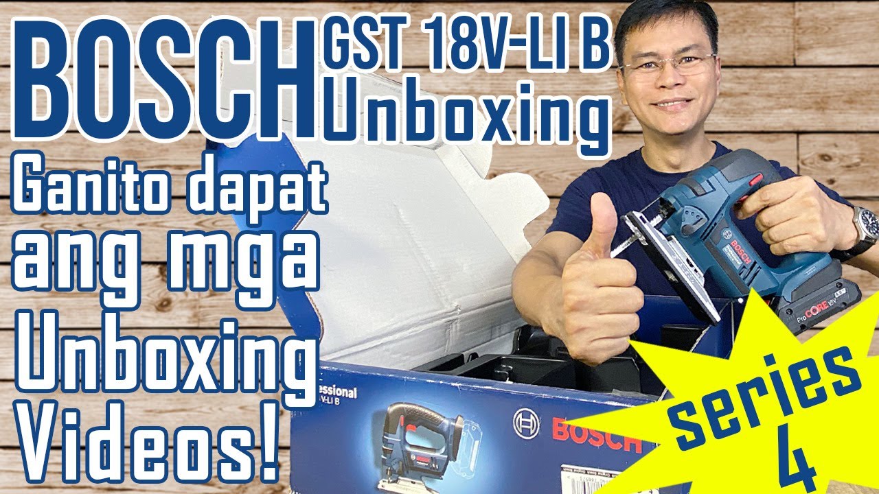 Bosch GST 18V-LI B Unboxing and Brief Review